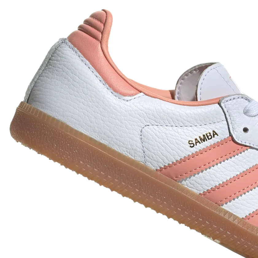 adidas samba og white pink wonder clay